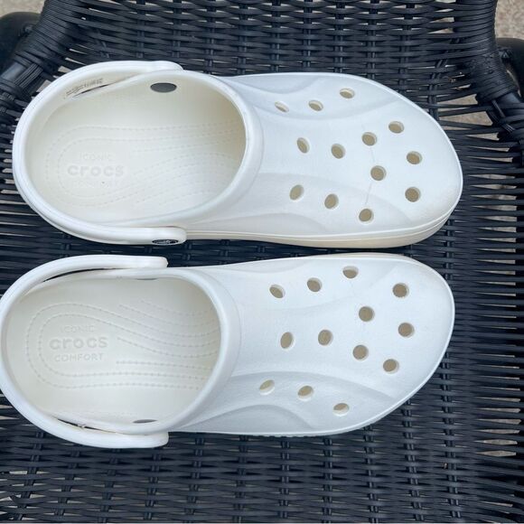 Crocs Adults Bayaband Logo White & Pink Women’s 10 // Men’s 8 - Picture 12 of 16